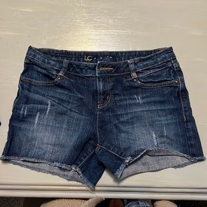 LC denim shorts size 6